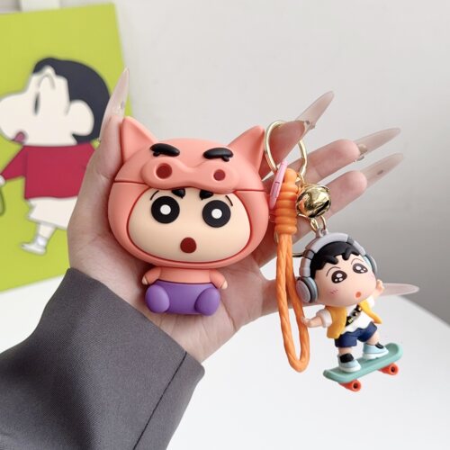 猪头小新OPPOair4耳机硅胶保护套
