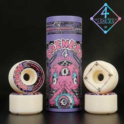 魂动轮oneness专业滑板轮子动作宽轮高硬度高回弹104A 魂动8魂动9