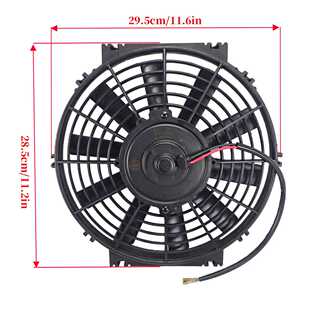 10寸电子扇12v24v汽车空调扇水箱散热风扇改加装 汽车空调电子扇