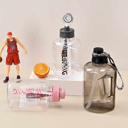 大容量塑料pc运动户外提绳把手便携吨吨桶防漏防摔水壶水杯