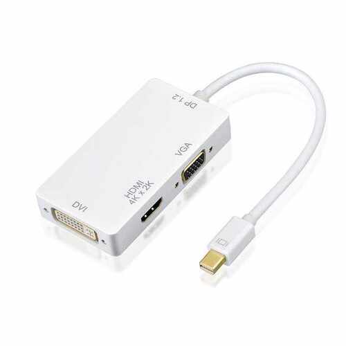 Mini DisplayPort to HDMI VGA DVI 4K*2K 迷你DP电脑高清线