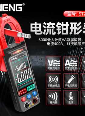 ANENG 大屏钳形表全自动智能万用表多功能交直流钳型表防烧万能表