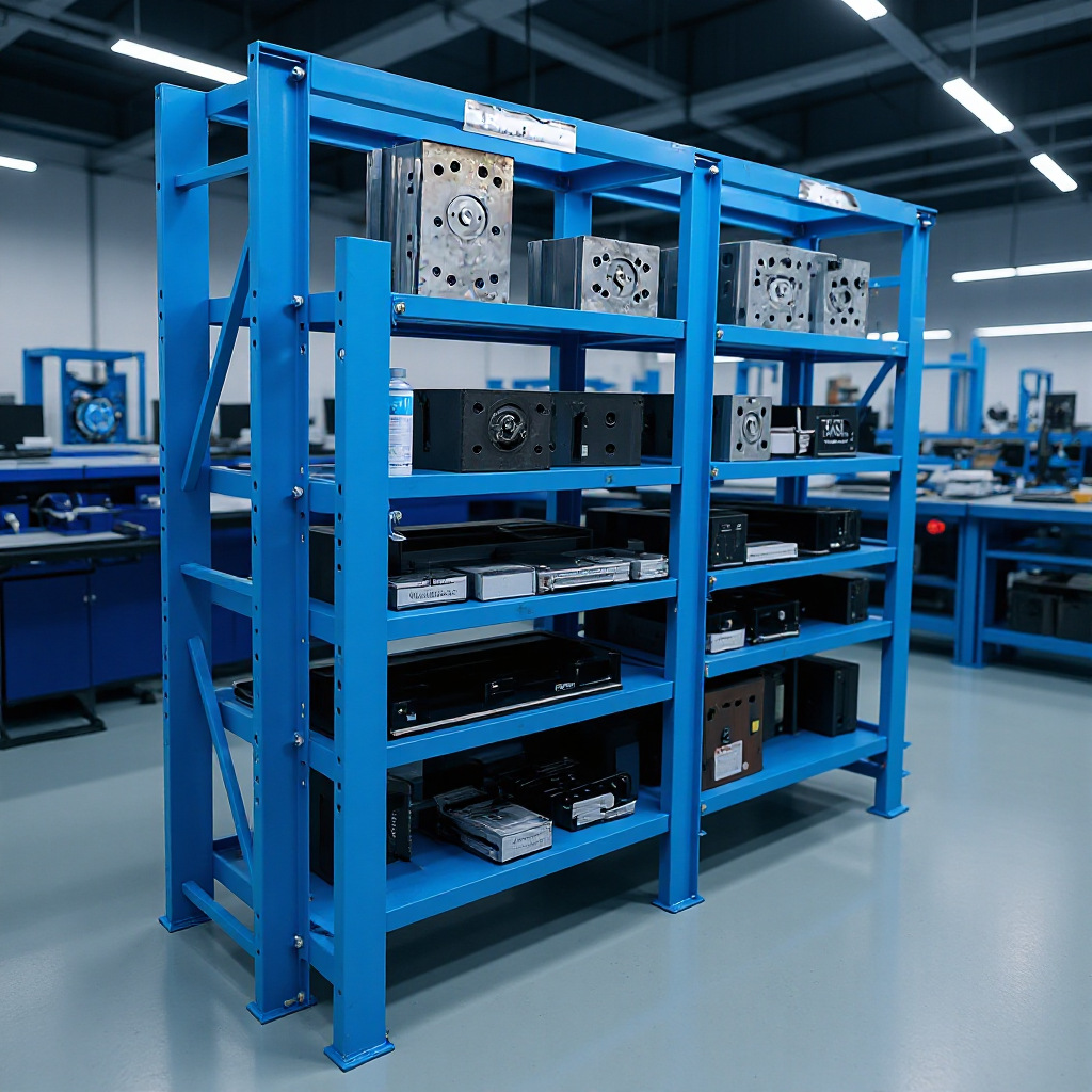 全开抽屉式模具架仓仓储货架置物架多层储物架快递重型仓库货架