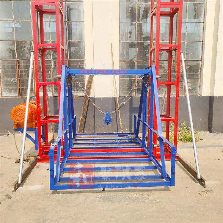 建筑工地SSE160型龙门架物料提升机施工升降机机电动升降机钢丝绳