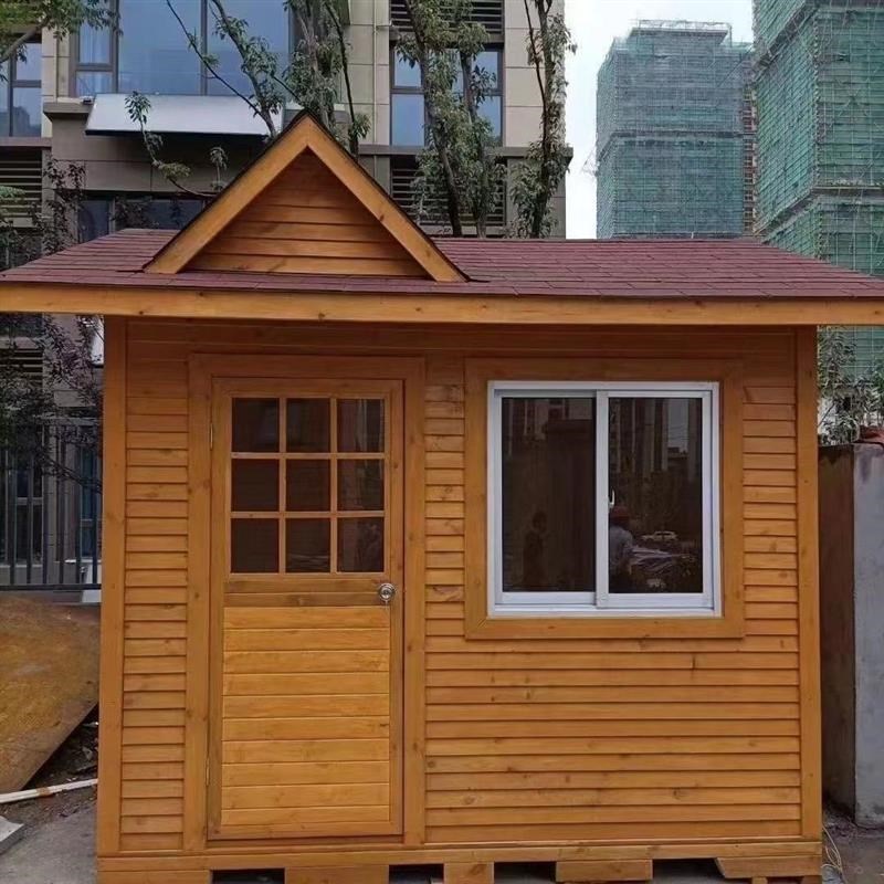 户外组装a木屋可住人防腐木定制民宿别墅茶室可移动凉亭木房子防