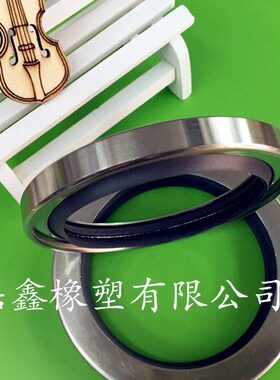 不锈钢PTFE0壳682铁唇双外油封0X1X1
