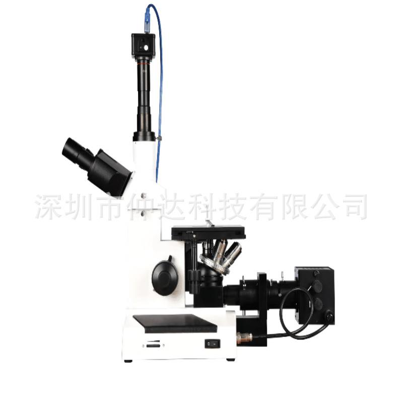 三目正置金相显反射显微镜分析半导体晶元检测观察不透明物体反射