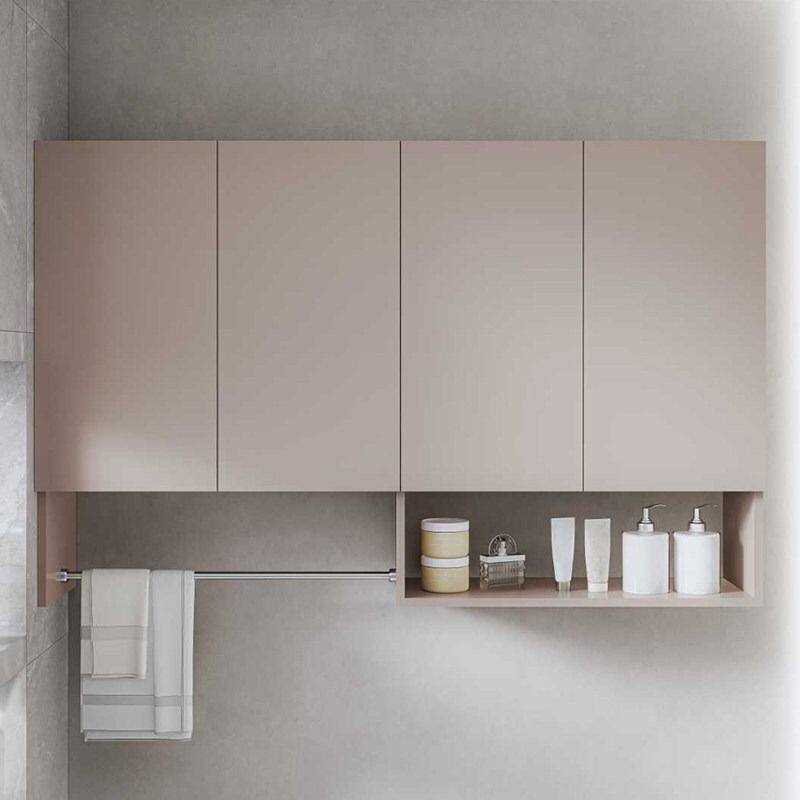 蜂窝铝浴室吊柜壁挂式卫生间收纳储物柜带置物架洗漱台可定制