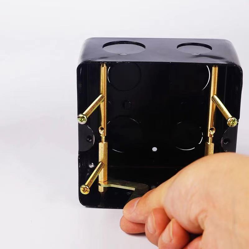 120型地插开关插座暗盒修复器电源接线盒墙壁开关底盒固定支撑杆