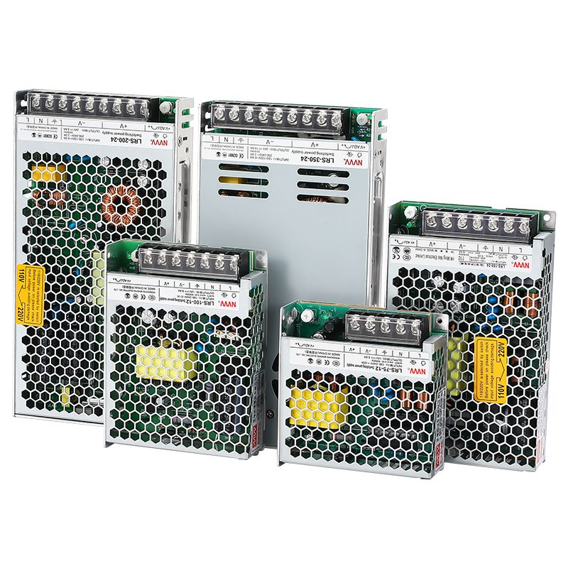 明纬开关电源24V220转12V直流LRS-100WLED变压器35W-350W灯带监控