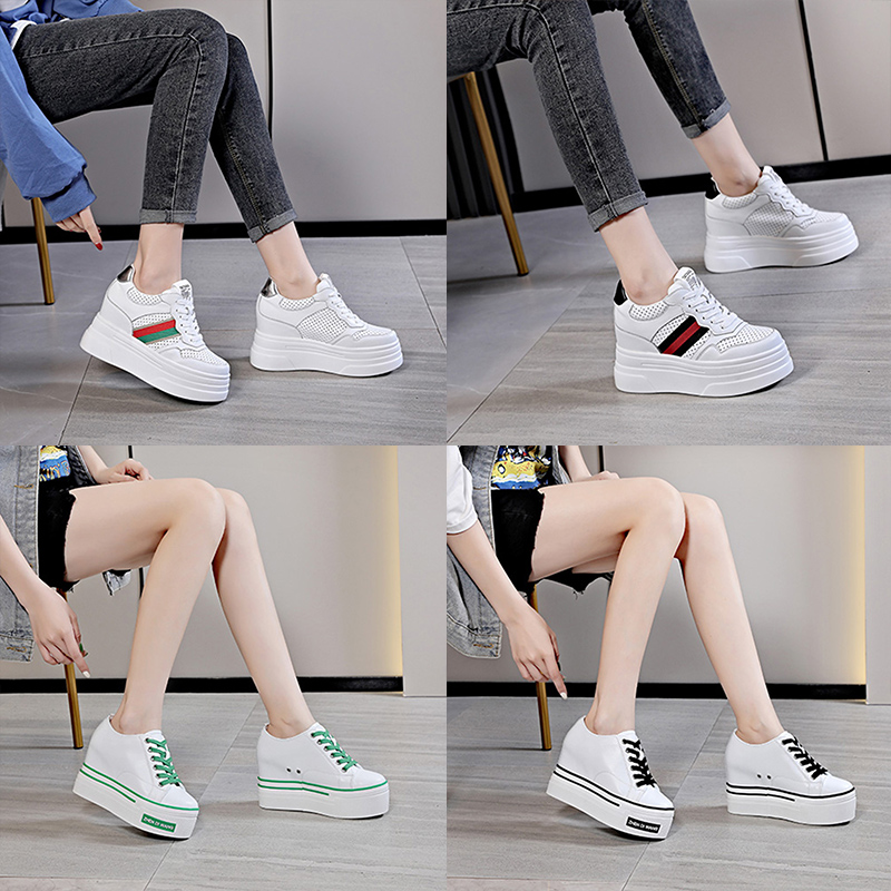 2023春秋新款女鞋厚底内增高松糕鞋特价清仓处理库存鞋百搭单鞋女