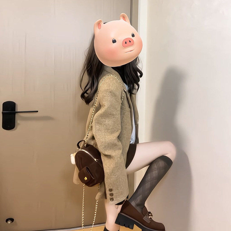 西装毛呢外套女小个子2026秋冬季新款高级感加厚正肩短款呢子大衣