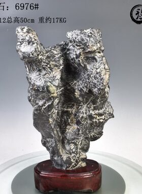 琴书侣 灵璧石6976号 奇石观赏石 客厅庭院装饰 商务礼品收藏品