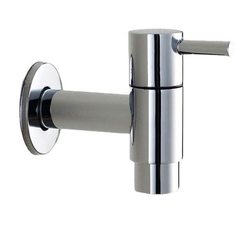 铜洗衣机龙头加长镀铬拖把池4分快开特长快开水龙头水嘴咀黑色