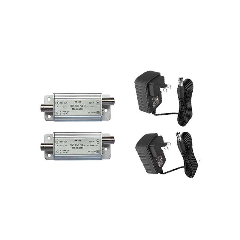 HD-SDI信号放大器/中继器/监控视频延长器TX-RX.500M增强清晰放大