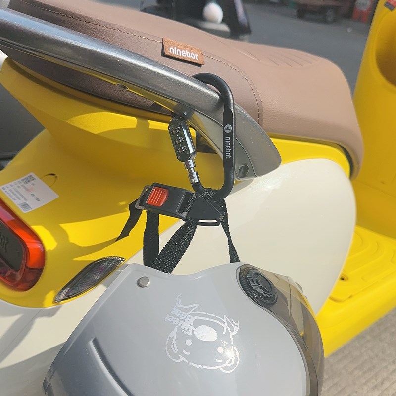 九号电动车头盔锁适用m95c/f90m/2021新款电动车防盗锁密码锁