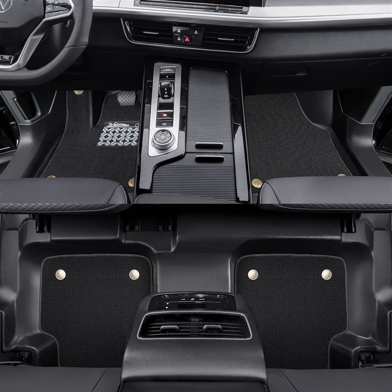 适用一汽大众揽巡脚垫全包围车载用品配件内饰改装饰TPE地垫