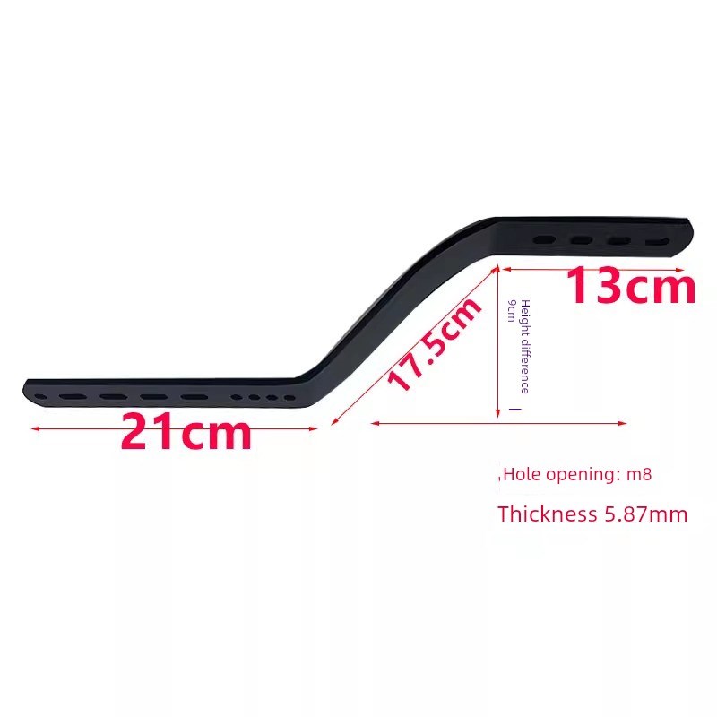 起点250V摩托车后备箱架铝合金后备后备箱加厚承重改装转向尾灯