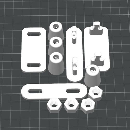 兼容宜家SKADIS 斯考迪斯 洞洞板配件 上下左右连接器 加强版