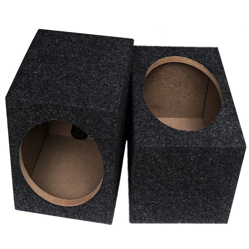 包邮6x9寸喇叭方形木箱空箱低音箱体试音箱 一对加厚汽车音响改装