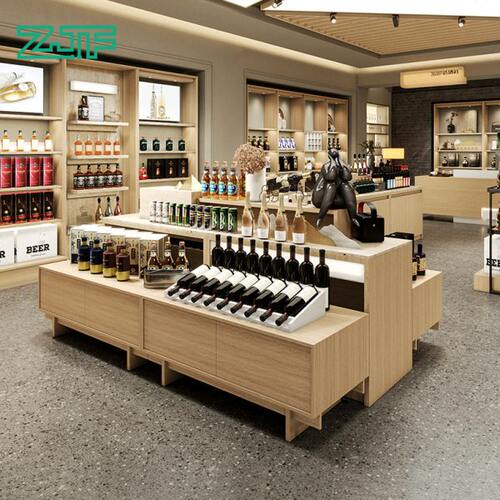 众匠坊红酒流水台展示桌葡萄酒中岛台展示台店铺商用中间桌陈列柜