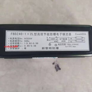 D型 沈阳新节能B黎 2x40明W x电子镇流器防爆40防爆Z2L 1F高效