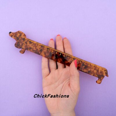 腊肠进口可爱o趣味eeu学生文具犬法国z su子标尺co现货c直尺ttu