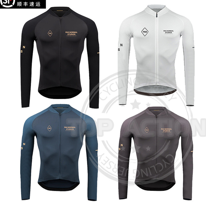 2023PAS新款秋季长袖自行车男骑行服公路赛车服装单车衣服套装