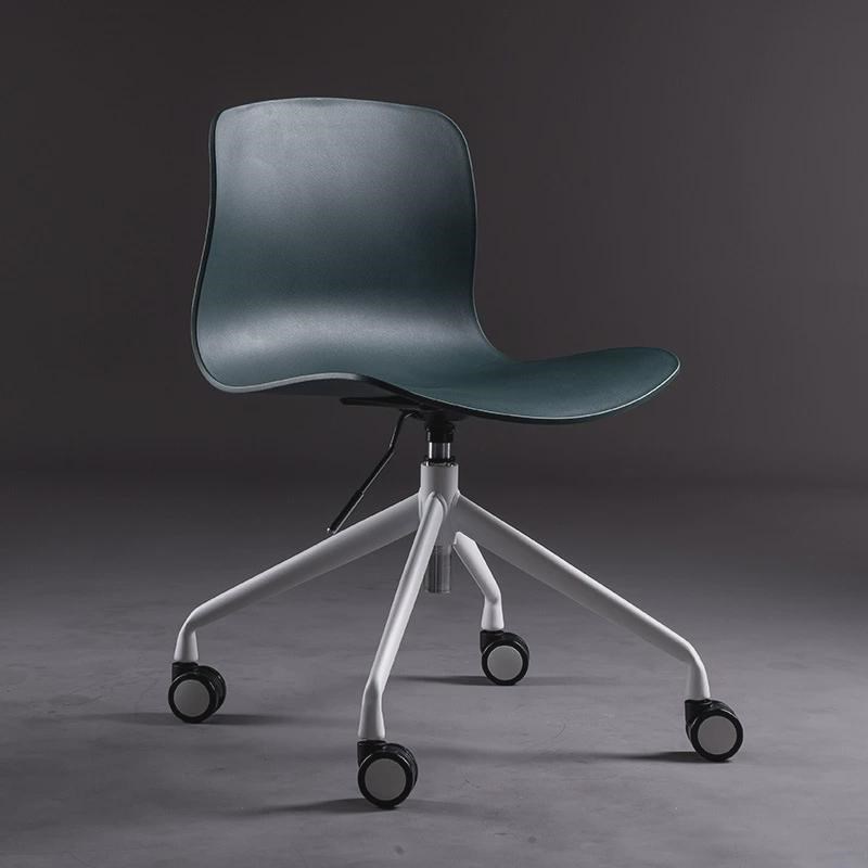 电脑椅家用舒适卧室书桌转椅设计师轻奢座椅靠背会议前台办公椅子