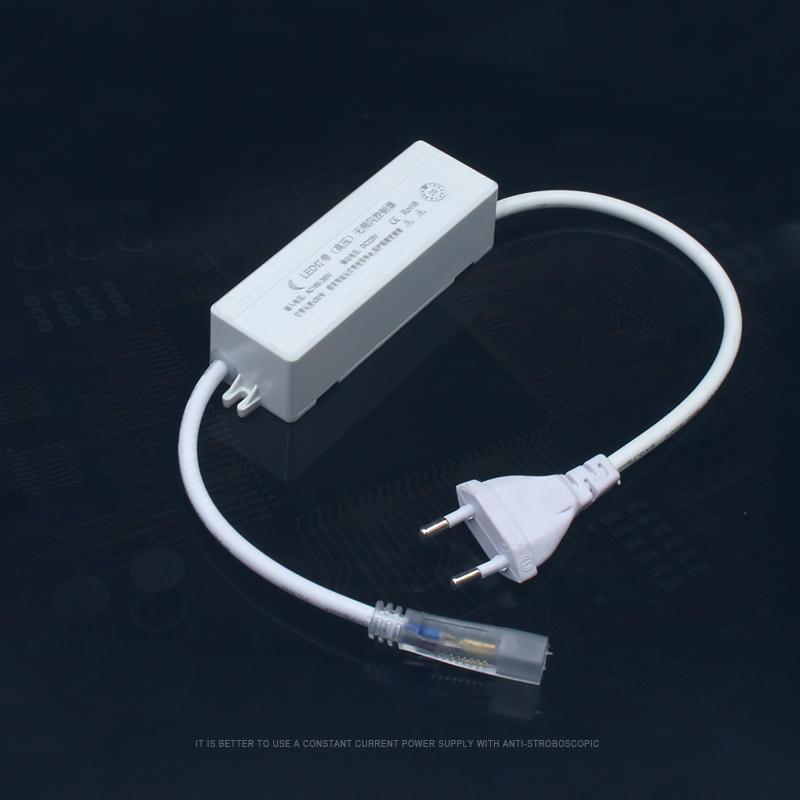 220V高压灯带防频闪电源控制器led灯带镇流器三色AI语音智能插头