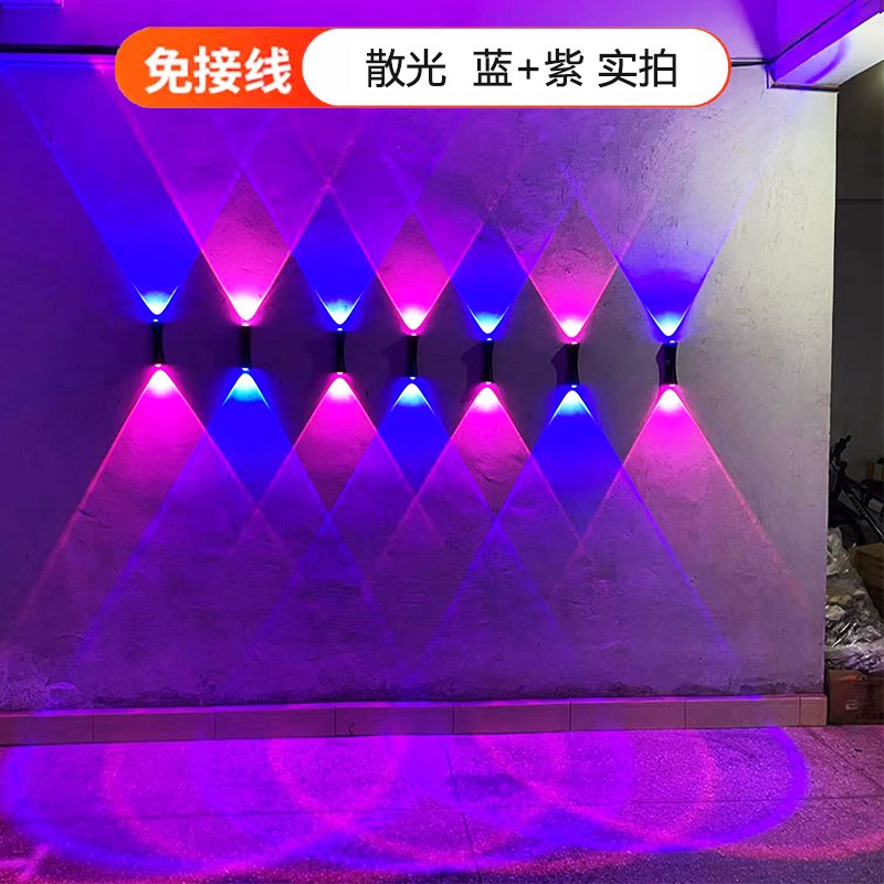 免接线充电壁灯免打孔磁吸走廊过道楼梯背景墙灯门口柱子防水射灯