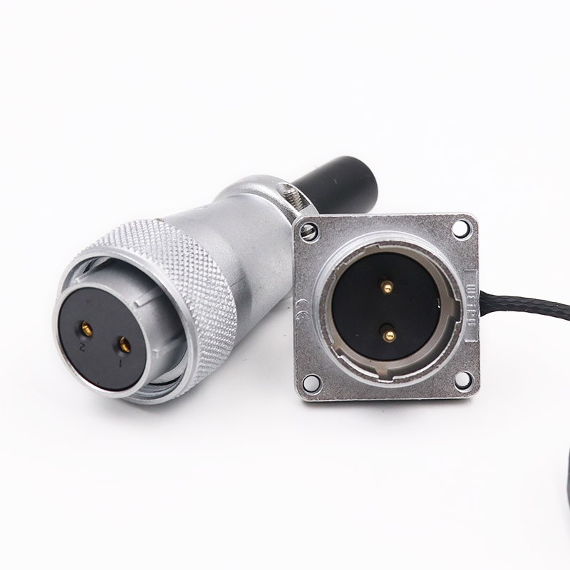 威浦航空插头插座WS24-2-3-4-9-10-12-19芯 母头公座 连接器 反装