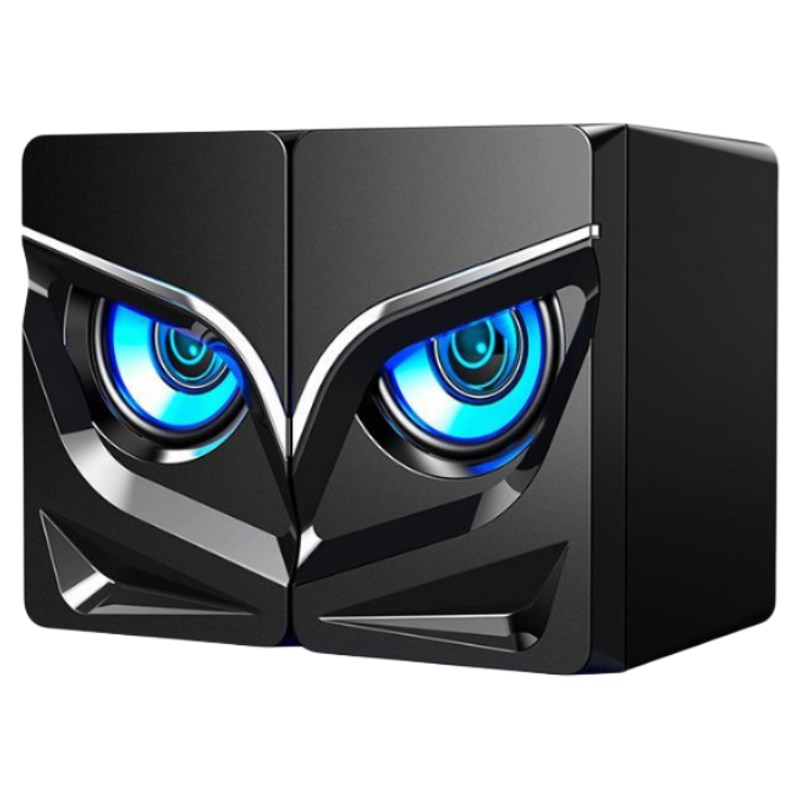 电脑音响重低音炮台式机有线喇叭迷你音箱炫酷氛围灯笔记本多媒体