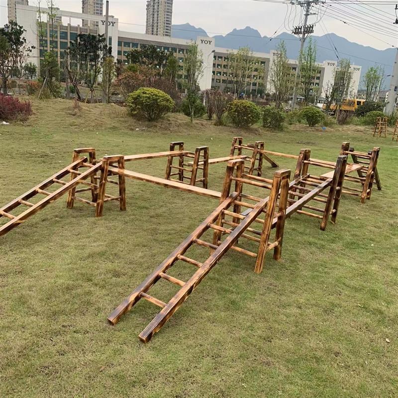 12件16件套幼儿l园感统训练攀爬架攀登架楼梯架户外四面梯井字厂
