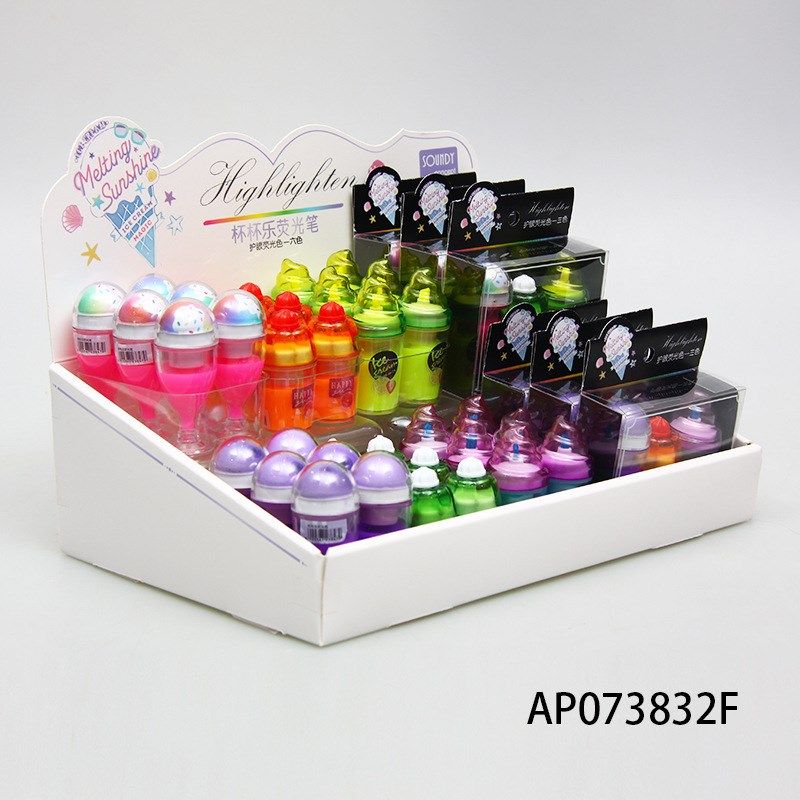 新潮文创创意荧光笔学生划u重点句记号笔彩色斜头标记笔学生奖品,文具电教/文化用品/商务用品,荧光笔,淘宝优惠券,粉丝福利购,淘宝优惠卷