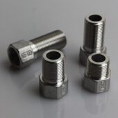 内外4 4分水管接头管箍不锈钢内外丝接头牙30