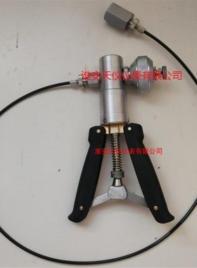 手钳式压力泵手动正负压校验仪手操校验气泵0~4QMPa手捏轻便压力