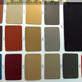 mm1度皮革汽车保保进口PU用皮革革厂无味环皮革耐磨环厚.1好耐磨