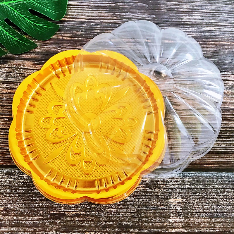 500克装月饼托 125克月饼天地盖托 月饼托盘含盖T1斤装月饼盒有盖