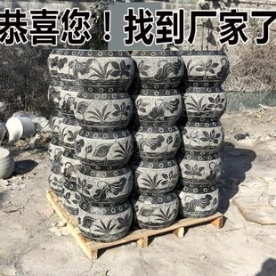 子空心座石墩柱鼓石雕础顶祥石柱墩脚底柱石仿古麻石青云实心石柱