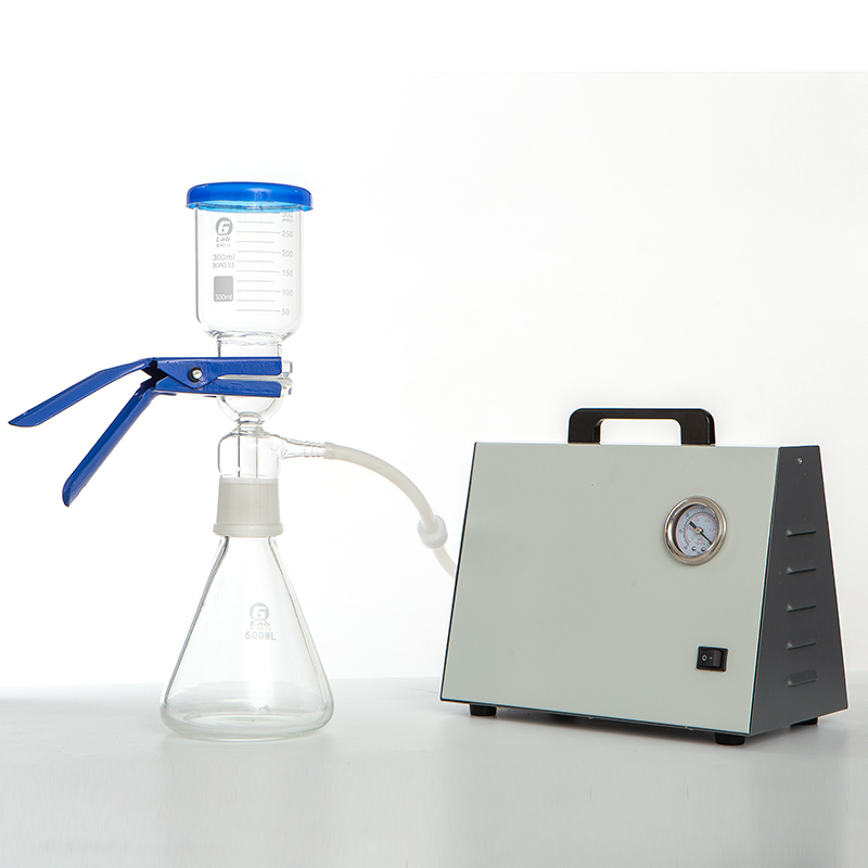 无油隔膜真空泵抽滤装置 溶剂过滤器 砂芯过滤装置250/5S00/1000m