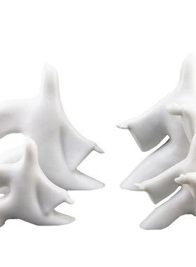 现代新中式禅意家居树脂玄关白色太极人物L摆件工艺品软装饰品摆