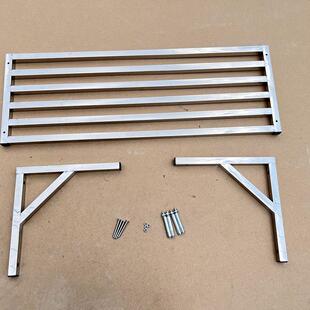 不锈钢挂墙置物架壁挂式三角架支架沥水厨房储藏室车库墙壁货架