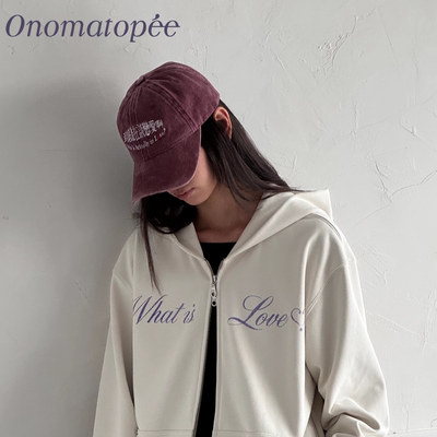 OTPé复古做旧标语刺绣鸭舌帽