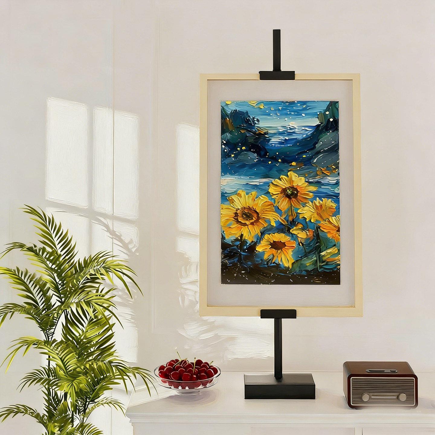 画框展示架相框支架挂画支撑架摆画底座画板壁画婚礼照片展示架