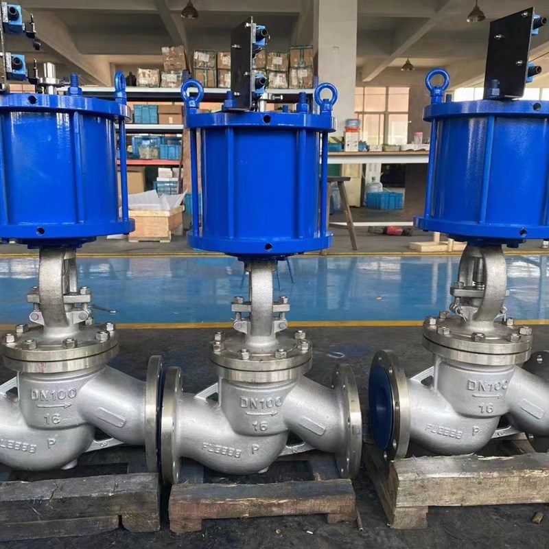 J641H-16C qDN600铸钢气动截止阀高温蒸汽导热油