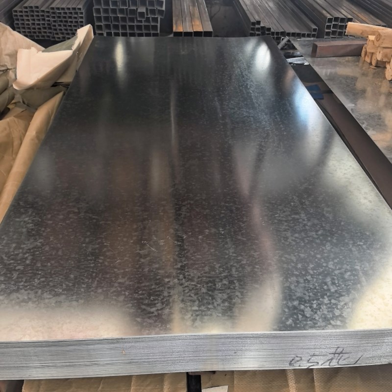 佛山现货有花镀锌板0.51m2m热镀锌白铁皮DX51D+Z迁安镀锌钢板