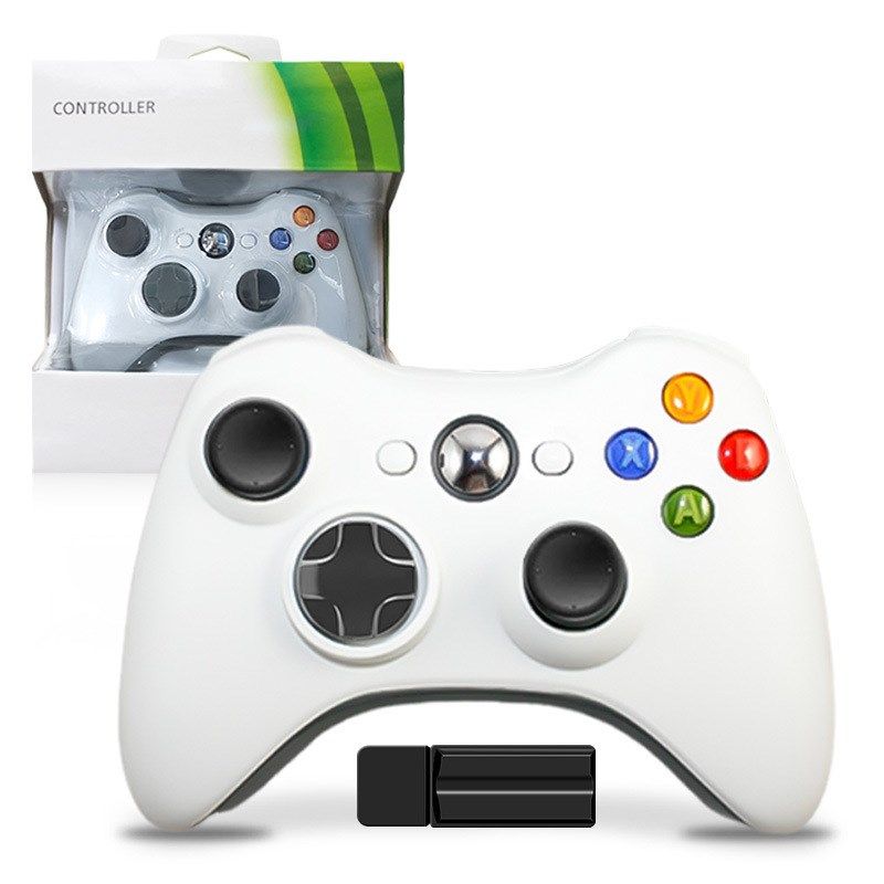 尼嘉Xbox 360游戏手柄 安卓P3/PC Xbox2.4G无线震动手柄一件代发