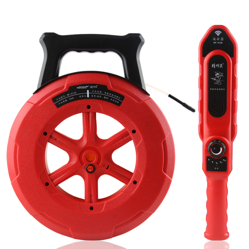 精明鼠管道测堵器堵塞探测器排堵神器测堵仪电工排堵器智能高精度