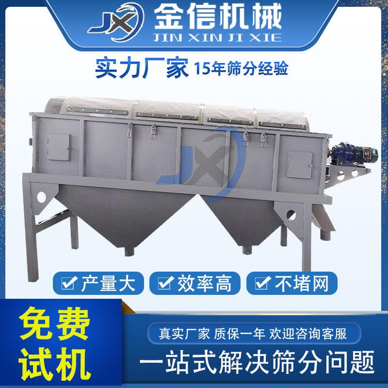 厂家供应滚筒筛烘干砂振动筛分机滚筒震动筛建筑垃圾分选设备